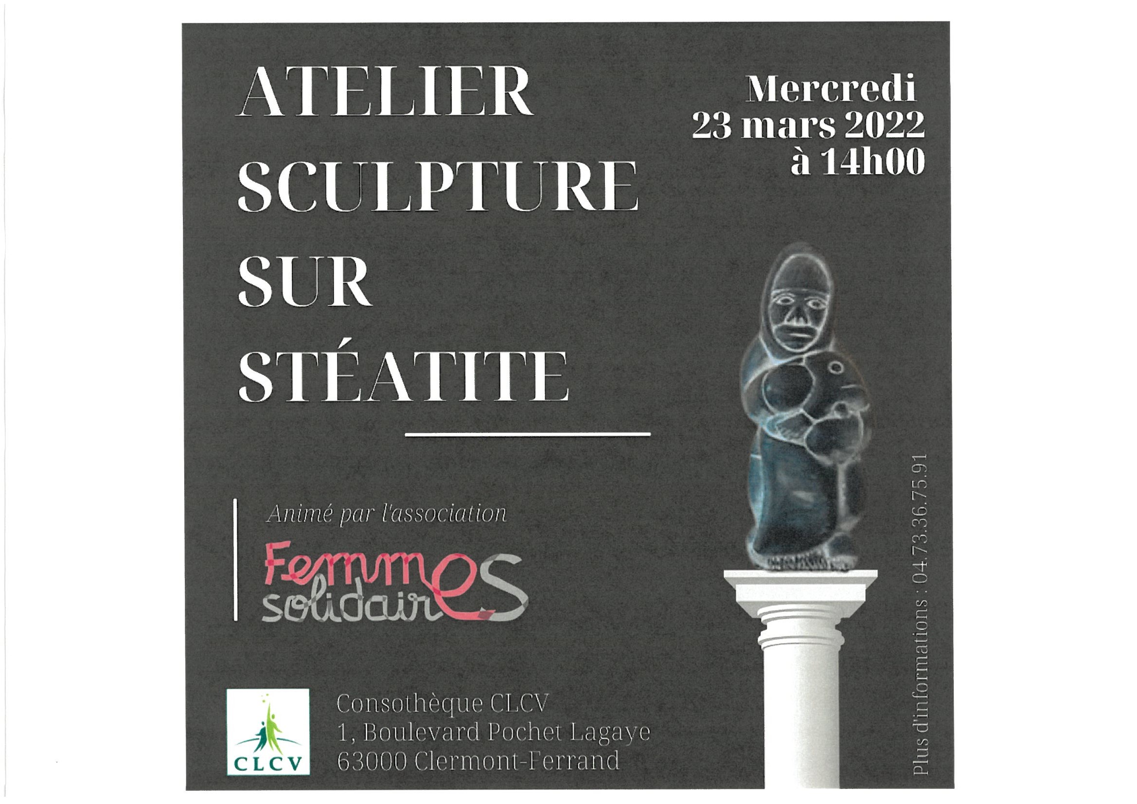 ATELIER SCULTURE 23 MARS