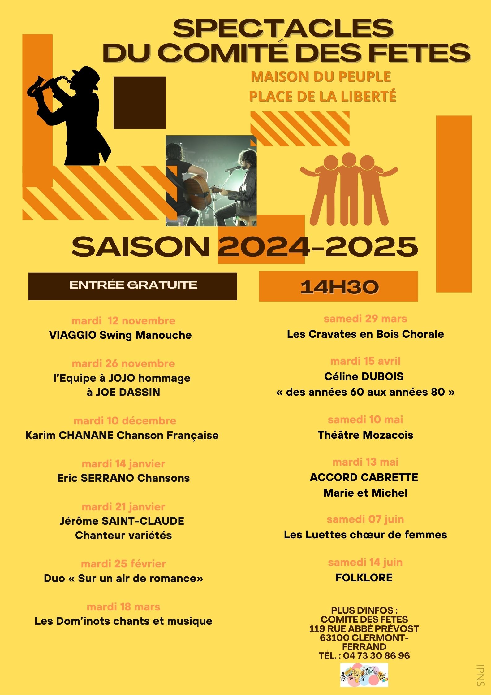 comité des fêtes 2024-2025